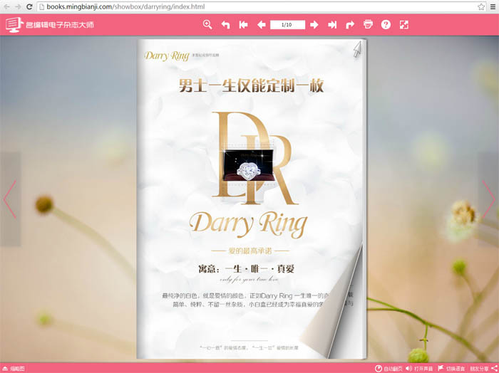 《Darry Ring》电子画册,电子宣传册